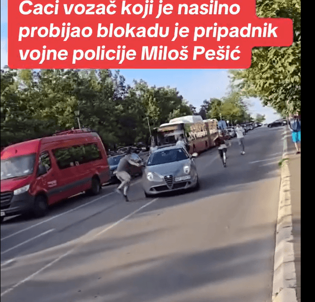 Napad na ljude kolima na Čukarici 28.7.2025