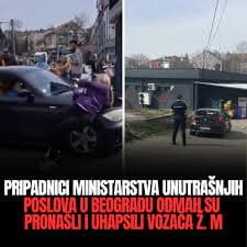 Tokom protesta u Žarkovu, vozač udario ženu i vozio je na haubi