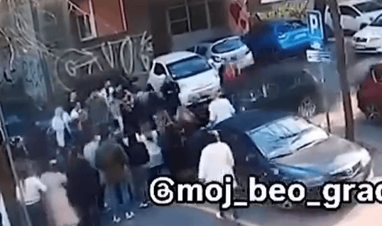 Napad kolima ispred Instituta za mentalno zdravlje u Palmotićevoj 31.1.2025